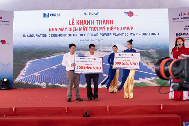 Khánh thành dự án Nhà máy điện mặt trời Mỹ Hiệp 50 MWp