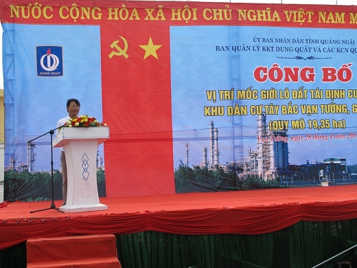 du an nang cap mo rong nmld dung quat ban giao mat bang tai dinh cu