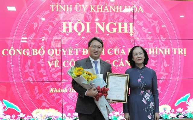 Phó Chánh Văn phòng Trung ương Đảng làm Bí thư Tỉnh ủy Khánh Hòa