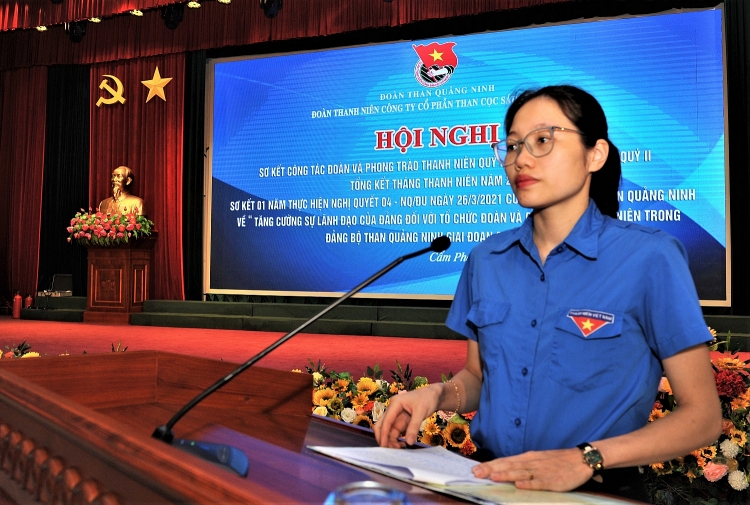 Đoàn Thanh niên Than Cọc Sáu sơ kết công tác Đoàn quý I, tổng kết Tháng Thanh niên năm 2022