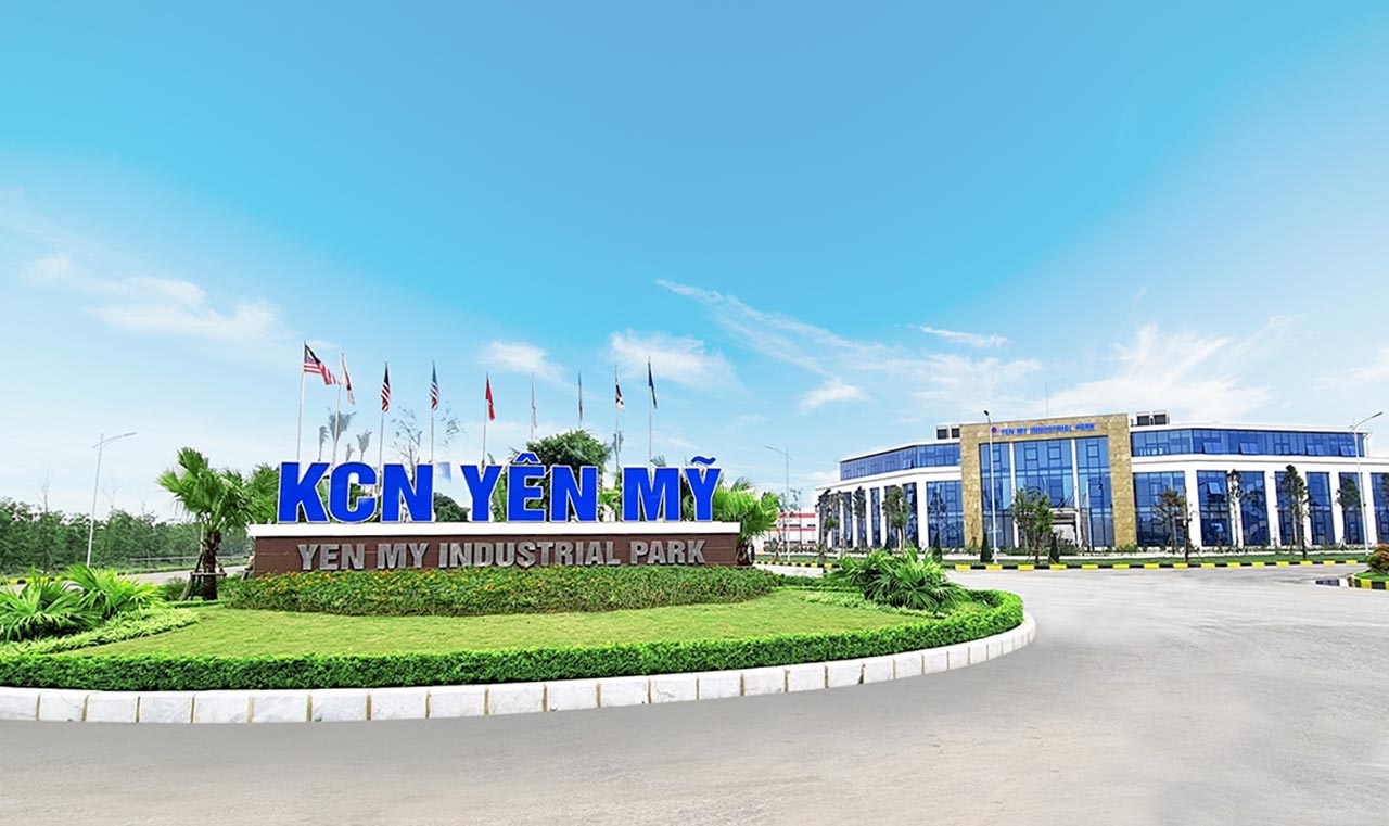 Đầu tư xây dựng kết cấu hạ tầng khu công nghiệp Yên Mỹ II mở rộng