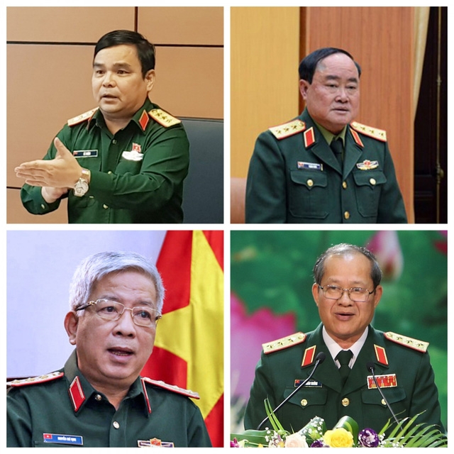 4 Thứ trưởng Bộ Quốc phòng thôi giữ chức vụ từ 1/6