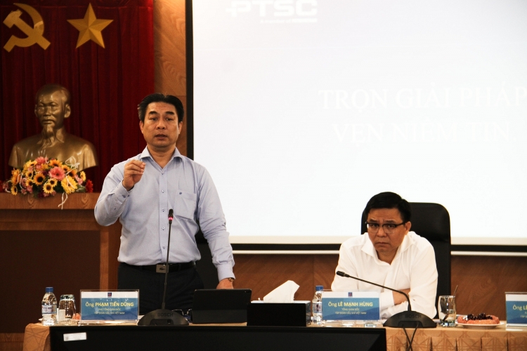 tong giam doc pvn le manh hung lam viec tai ptsc