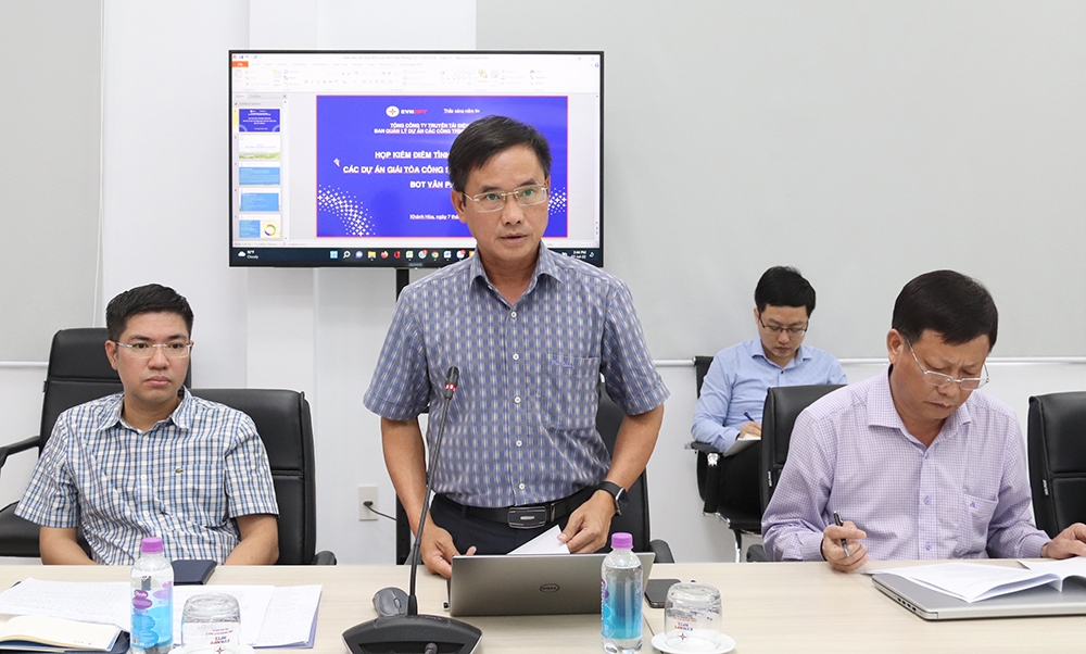 Tranh thủ thời tiết thuận lợi, đẩy nhanh tiến độ thi công cụm công trình giải tỏa công suất NMNĐ BOT Vân Phong 1