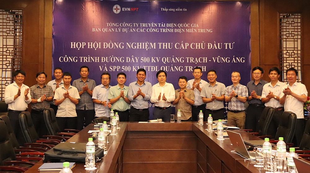 Công trình đường dây 500kV Vũng Áng - Quảng Trạch sẵn sàng đóng điện kỹ thuật