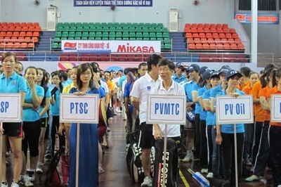 Sôi nổi “Ngày hội Văn hóa Thể thao Thanh niên Dầu khí năm 2012" khu vực Đông Nam Bộ