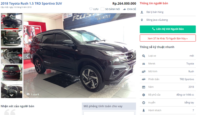 xe gia re tai thai indonesia ve viet nam dat hon 200 trieu dongchiec
