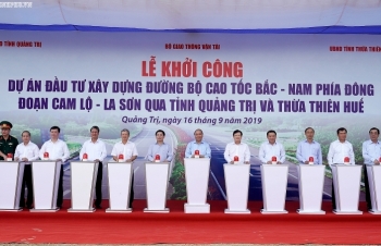 Thủ tướng phát lệnh khởi công dự án đầu tiên của tuyến cao tốc Bắc - Nam