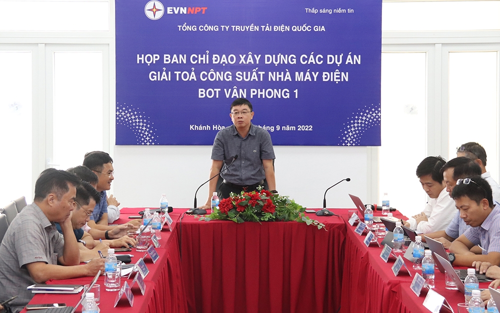 Rà soát tiến độ cụm công trình giải tỏa công suất Nhà máy nhiệt điện BOT Vân Phong 1