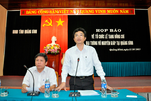 Quảng Bình sẵn sàng đón Đại tướng về an nghỉ tại quê hương
