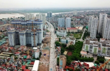 can canh cong truong duong vanh dai 2 tren cao nhung ngay gan tet