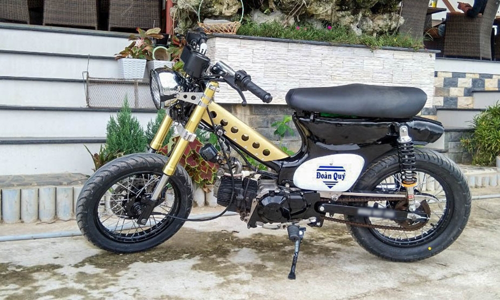 honda cub phong cach duong pho cua tho binh dinh