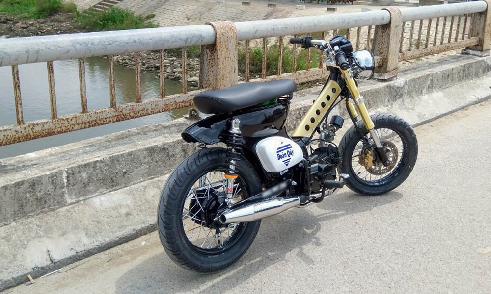 honda cub phong cach duong pho cua tho binh dinh