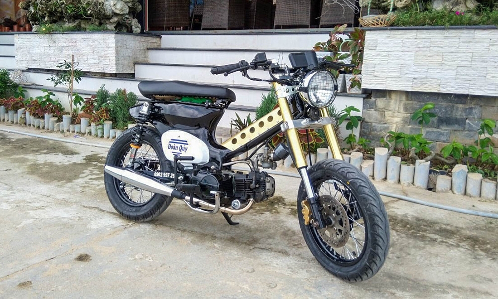 honda cub phong cach duong pho cua tho binh dinh
