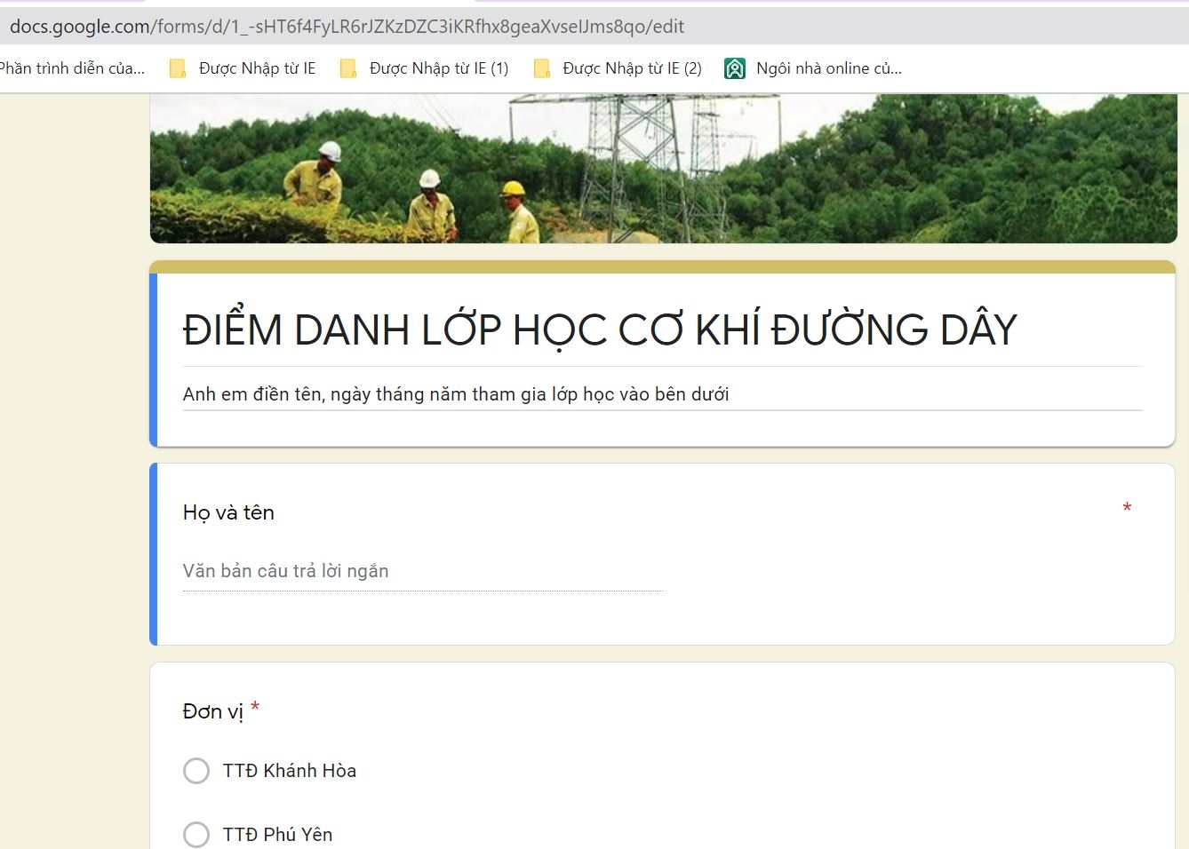 PTC3: Áp dụng Google biểu mẫu và E-Learning để nâng cao chất lượng đào tạo trực tuyến