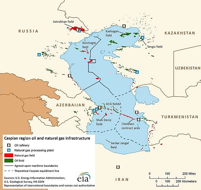 azerbaijan va nga phat trien cac mo khi o phia bac bien caspian