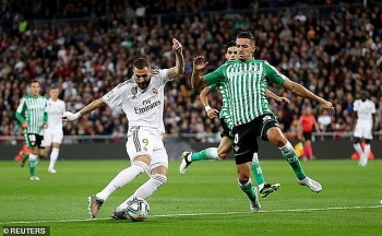 Hòa thất vọng Betis, Real Madrid lỡ cơ hội soán ngôi Barcelona