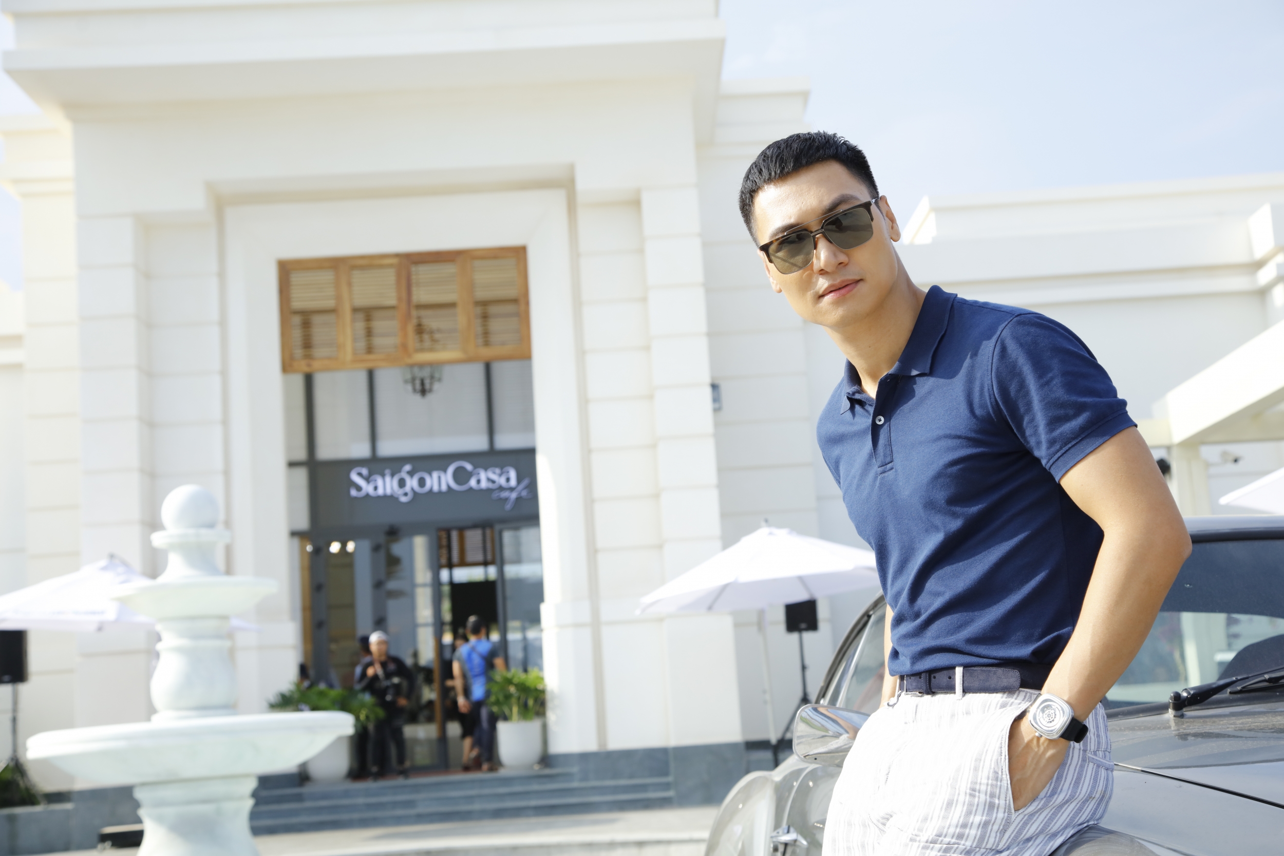 Diễn viên Mạnh Trường chọn phố biển để tái tạo năng lượng