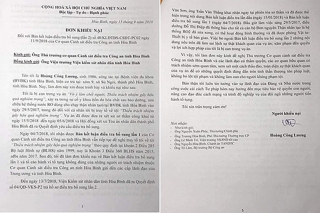 bac si hoang cong luong phan doi bi buoc loi cau tha lam chet nguoi