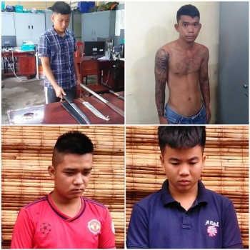 Bắt nhóm thanh niên dùng mã tấu chém đối thủ trọng thương