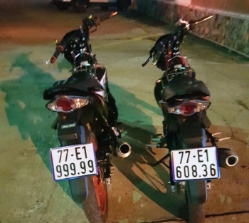 Tạm giữ hàng loạt xe máy độ chế “đại náo” trong đêm