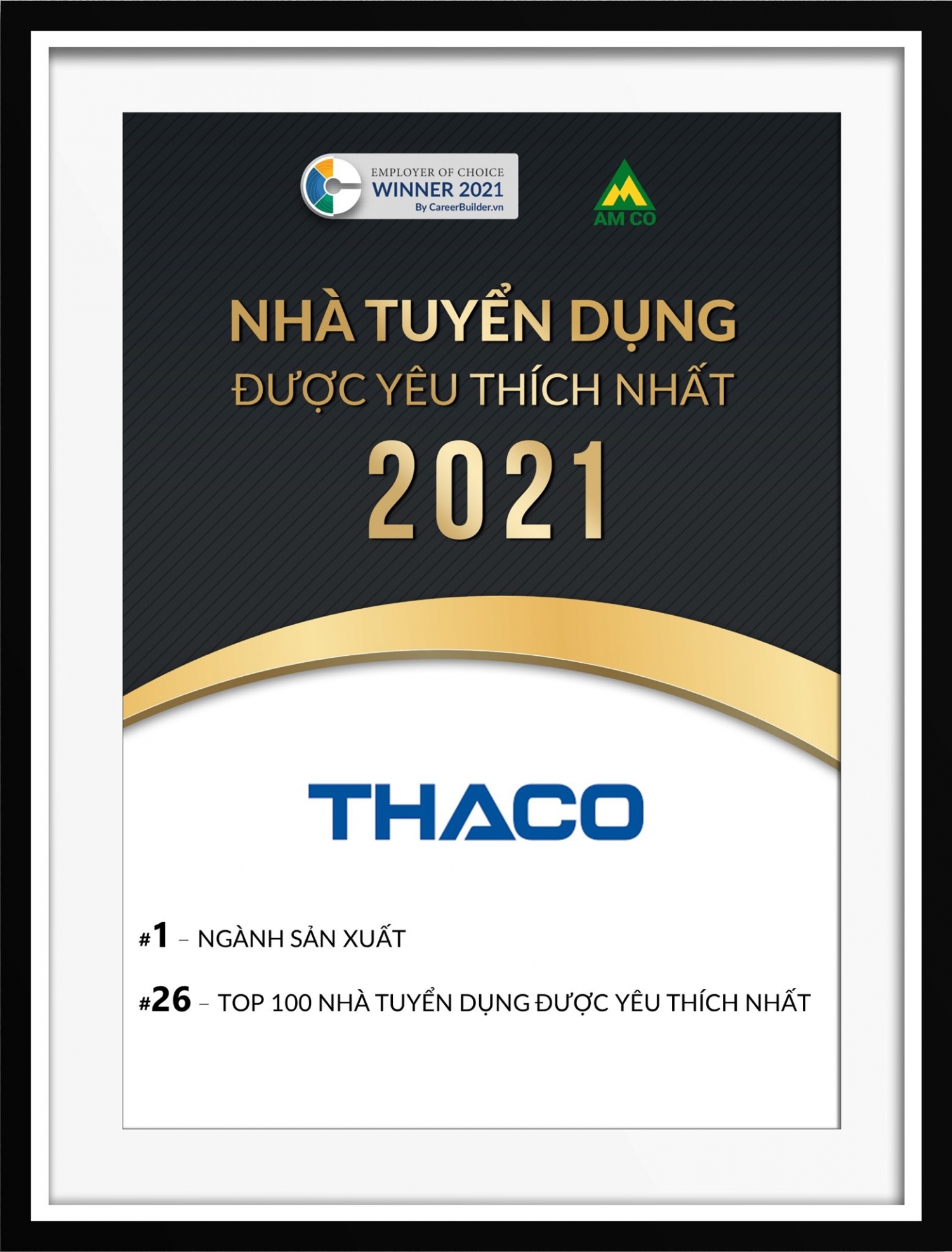 THACO dẫn đầu top 