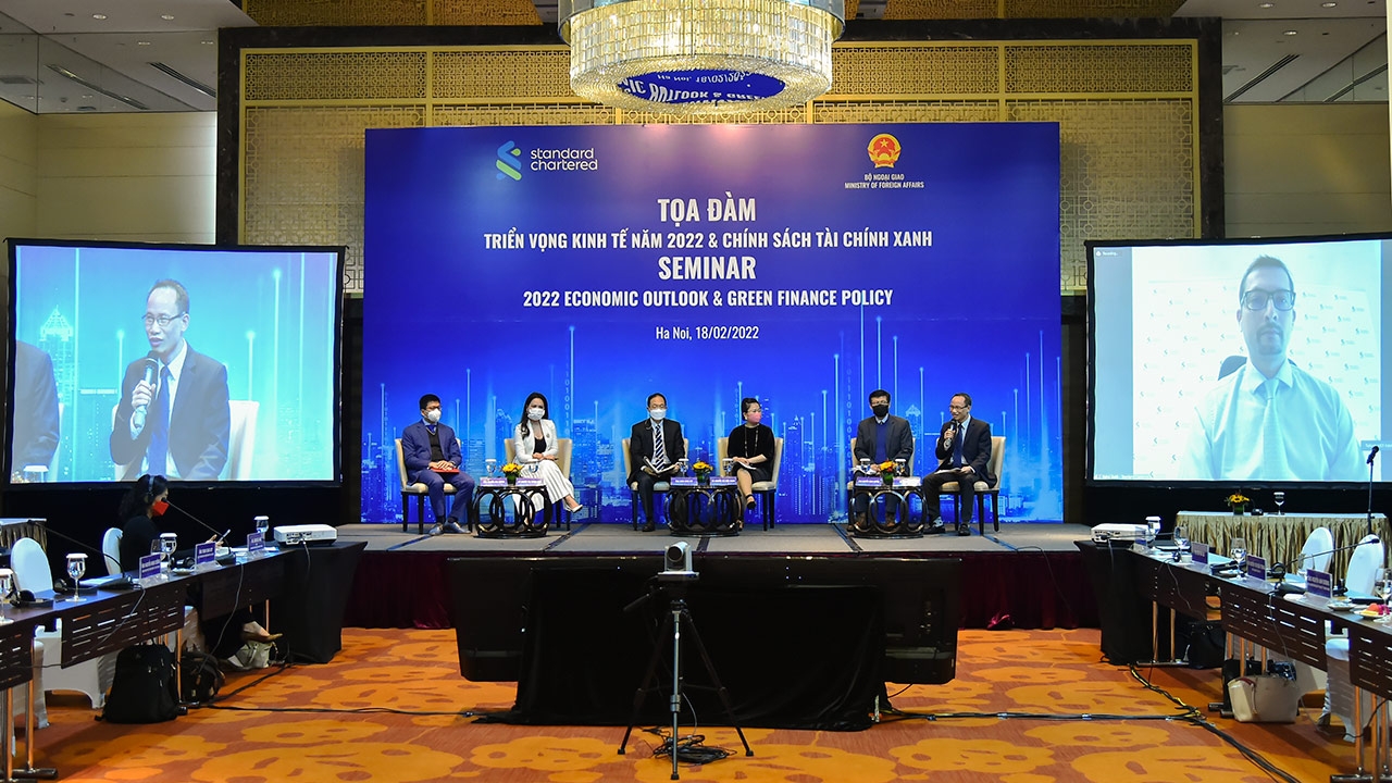 Tọa đàm “Triển vọng kinh tế năm 2022 và Chính sách tài chính xanh”