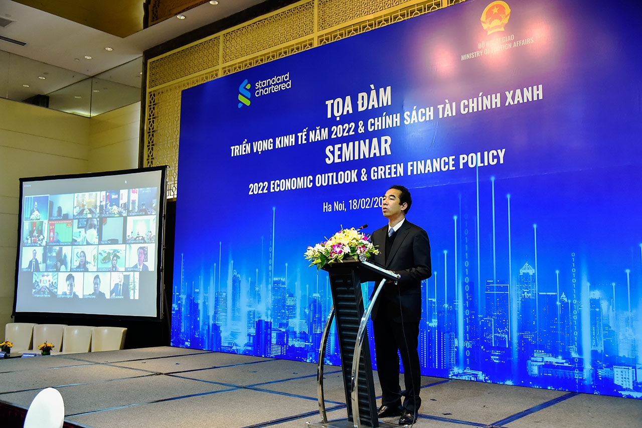 Tọa đàm “Triển vọng kinh tế năm 2022 và Chính sách tài chính xanh”