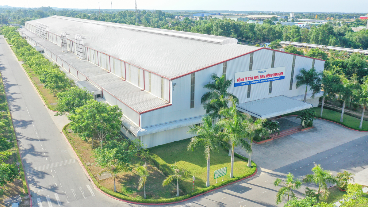 Nhà máy linh kiện Composite THACO cung ứng đa dạng các sản phẩm ngoài ngành ô tô