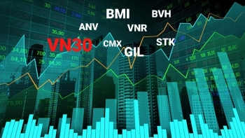 Tin nhanh chứng khoán ngày 15/4: Trái ngược VN30 giảm mạnh, nhóm bảo hiểm, thuỷ sản, dệt may tăng trần