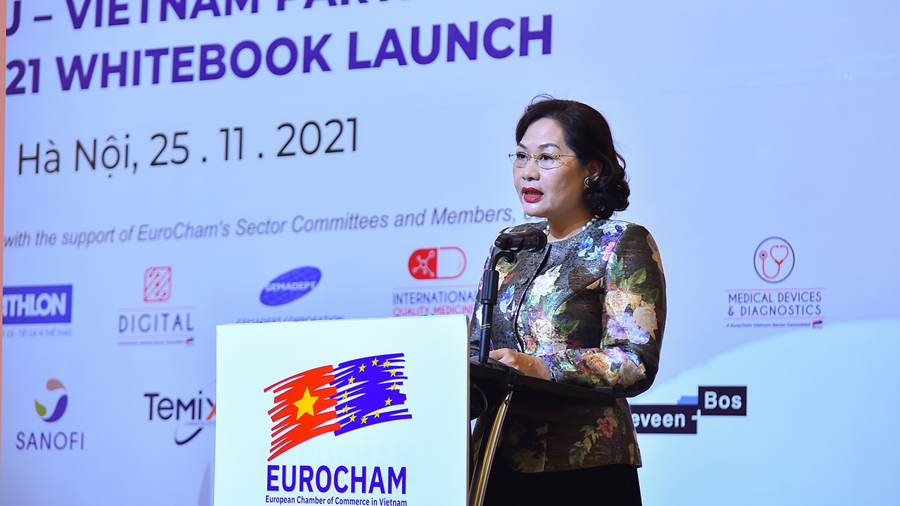 Hội nghị “Gặp gỡ Châu Âu 2021: Đối tác Việt Nam - EU hậu Covid-19 và công bố sách Trắng EuroCham 2021”