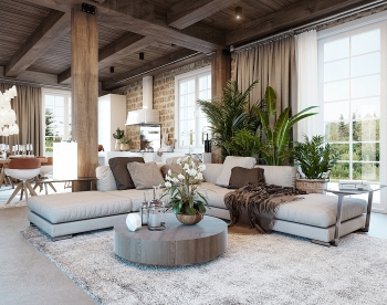 Mê ly với ngôi nhà mang phong cách Rustic