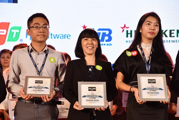 schneider electric mot trong ba cong ty dan dau danh sach nhung noi lam viec tot nhat