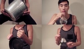 Bản nhạc độc đáo từ... dụng cụ nhà bếp