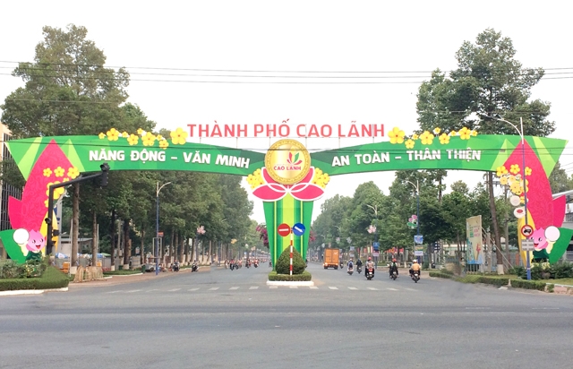 cong nhan thanh pho cao lanh la do thi loai ii