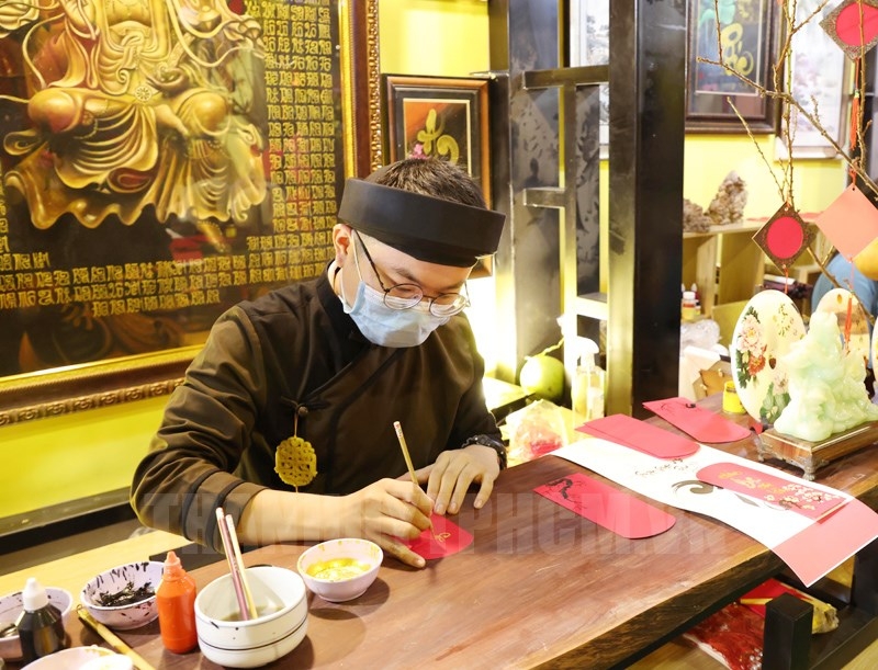 Xin chữ tại Phố ông đồ