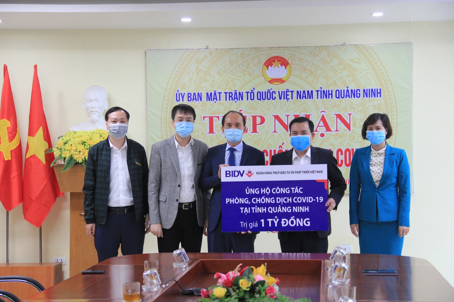 BIDV ủng hộ 4 tỷ đồng phòng, chống dịch Covid-19 tại Hải Dương, Quảng Ninh
