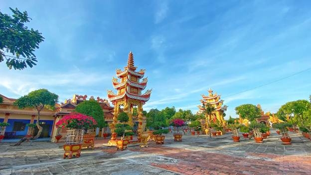 Khám phá vẻ đẹp chùa Phước Điền, Ninh Thuận Khám phá vẻ đẹp chùa Phước Điền, Ninh Thuận
