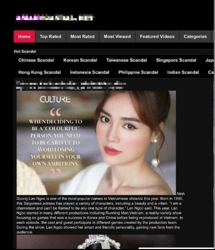 Ninh Dương Lan Ngọc và nghi vấn lộ clip phòng the