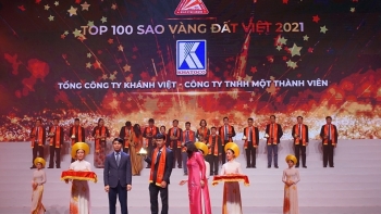 Tổng công ty Khánh Việt (Khatoco) đạt Top 100 Sao Vàng đất Việt 2021
