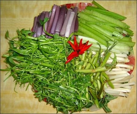 Cù nèo – Món rau miền sông nước