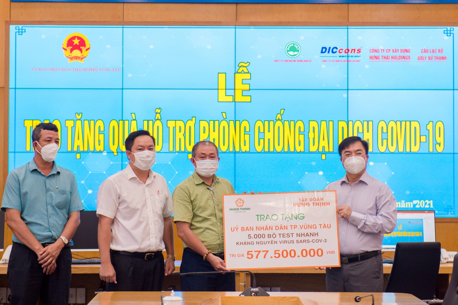 Tập đoàn Hưng Thịnh tiếp tục chung sức cùng các tỉnh, thành trong cuộc chiến chống Covid-19