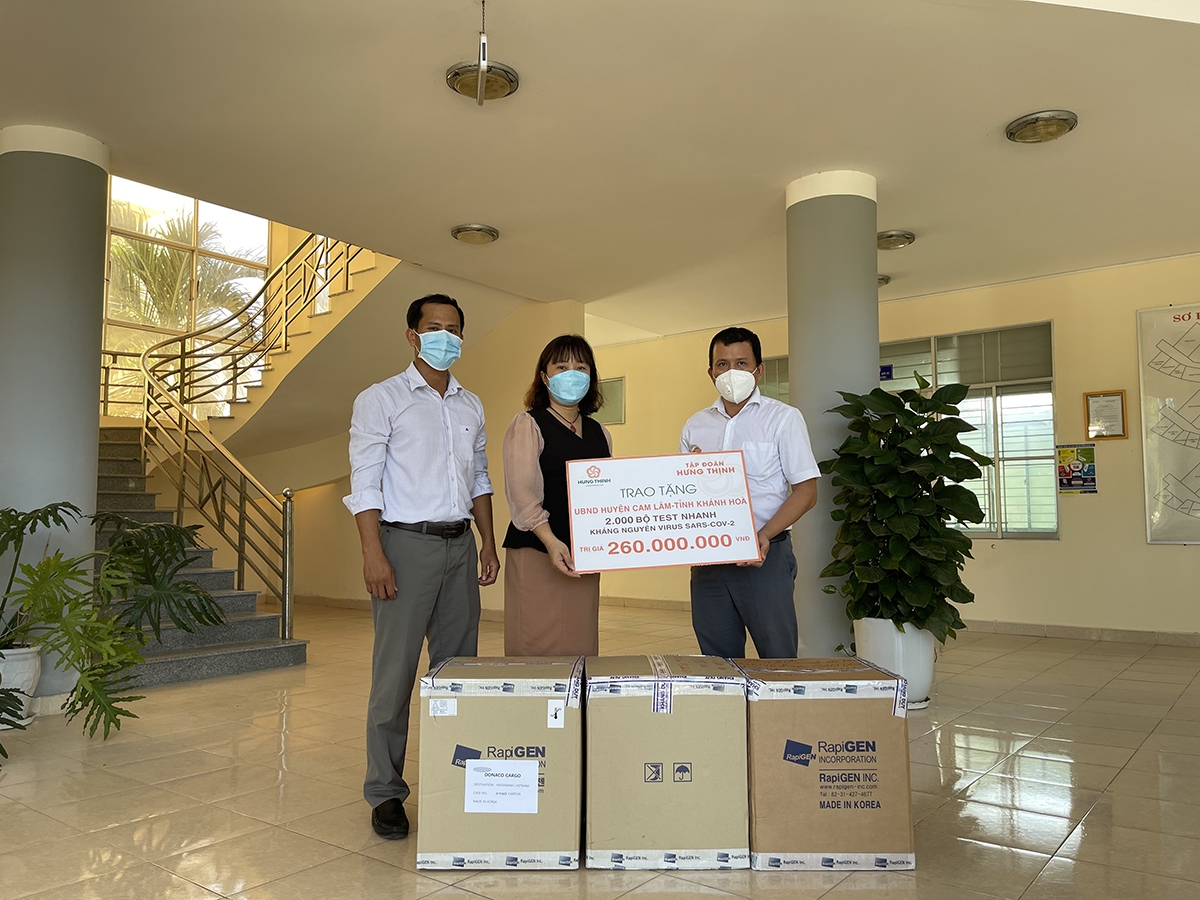 Tập đoàn Hưng Thịnh tiếp tục chung sức cùng các tỉnh, thành trong cuộc chiến chống Covid-19