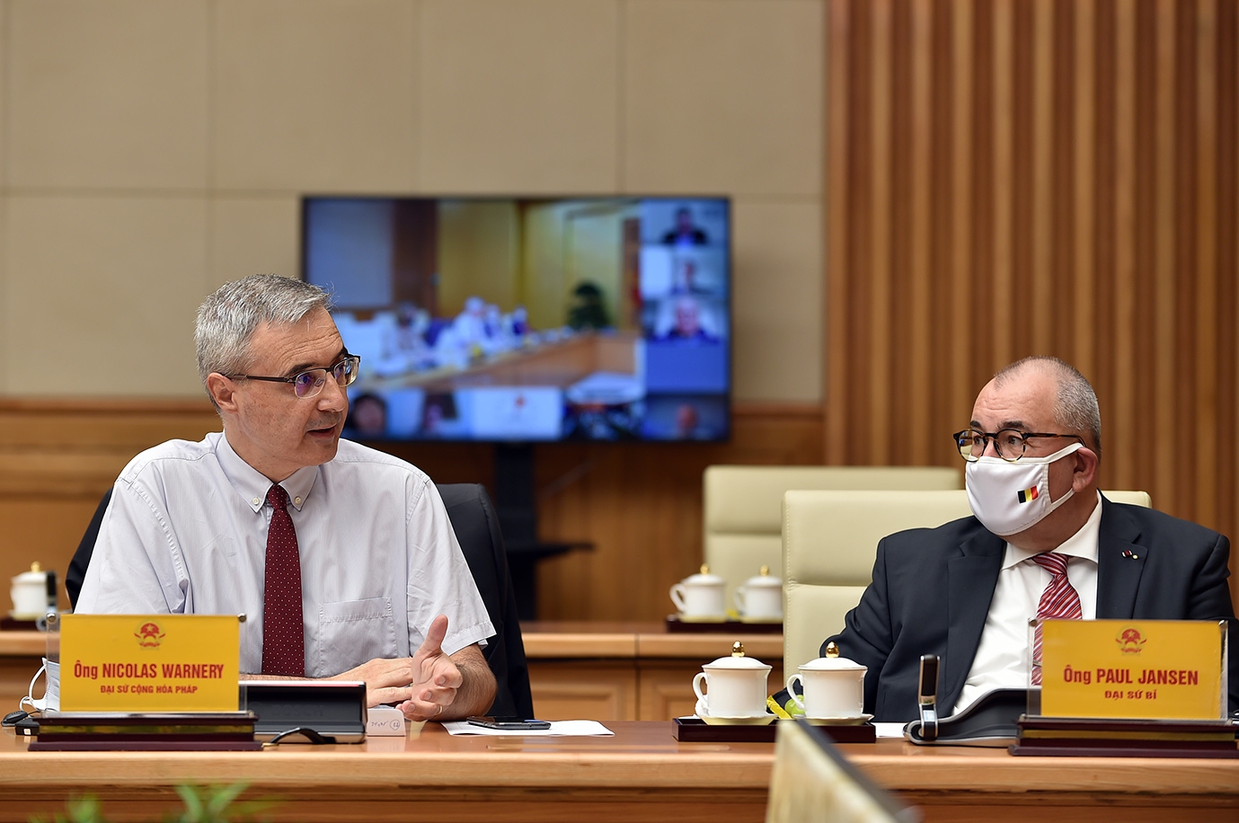 Thủ tướng Phạm Minh Chính tiếp đại sứ các nước EU và đại diện cộng đồng doanh nghiệp châu Âu tại Việt Nam