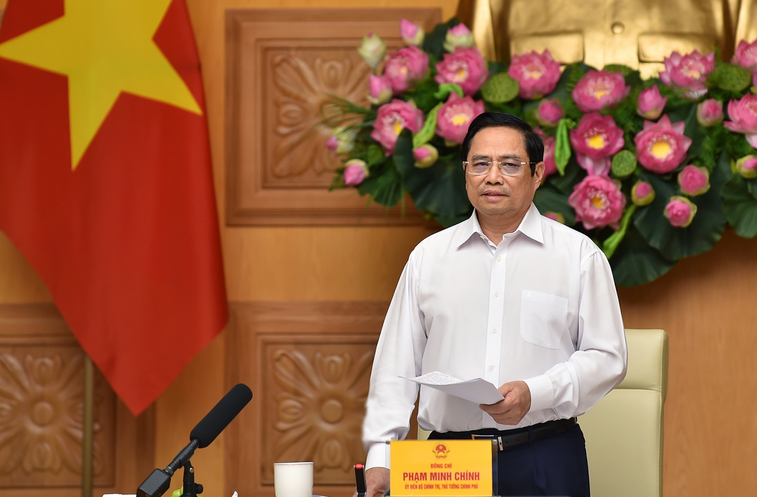 Thủ tướng Phạm Minh Chính tiếp đại sứ các nước EU và đại diện cộng đồng doanh nghiệp châu Âu tại Việt Nam