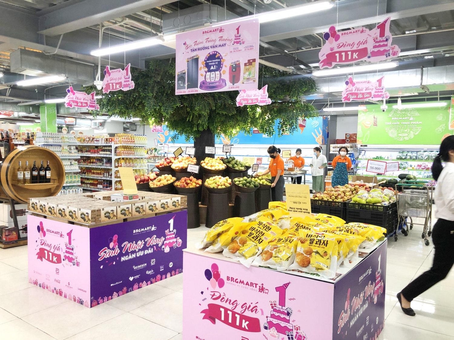 Hệ thống siêu thị BRGMart & Minimart HaproFood/BRGMart tưng bừng khuyến mãi mừng sinh nhật