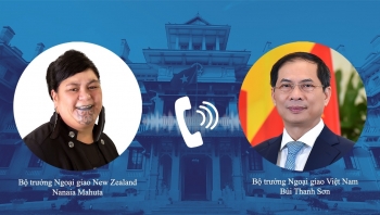 Bộ trưởng Ngoại giao Bùi Thanh Sơn điện đàm với Bộ trưởng Ngoại giao New Zealand