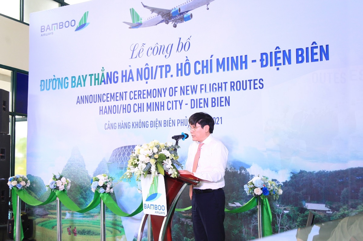 Lãnh đạo Cục Hàng không: Chuyến bay thẳng đầu tiên của Bamboo mở ra trang sử mới cho hàng không Điện Biên