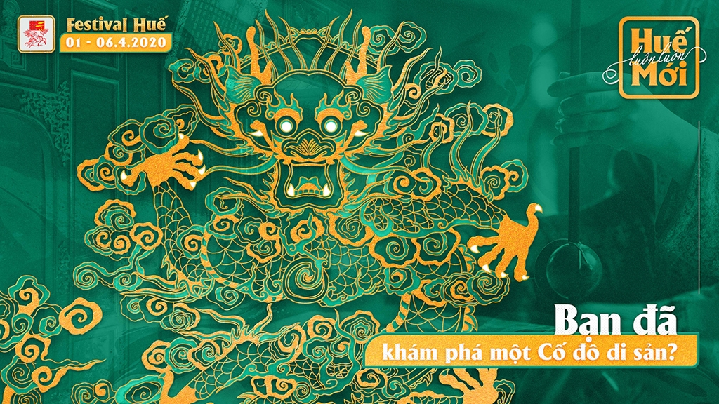 bo hinh anh nhan dien va poster cua festival hue 2020