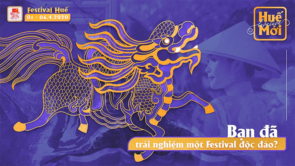 bo hinh anh nhan dien va poster cua festival hue 2020